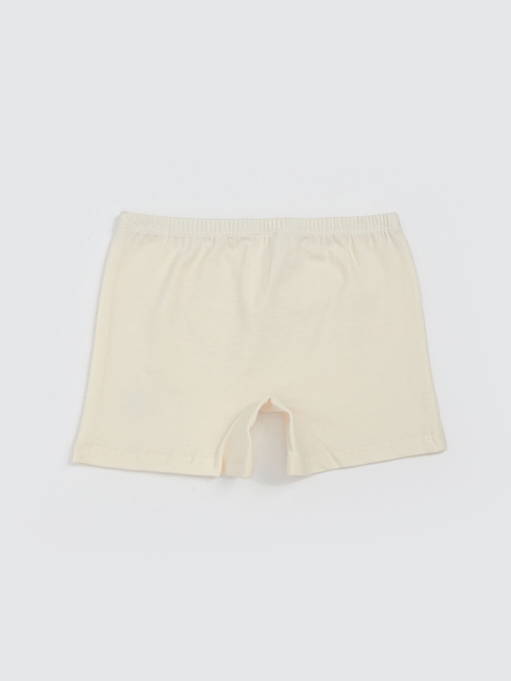 Ekru Baskılı Kız Çocuk Boxer-1