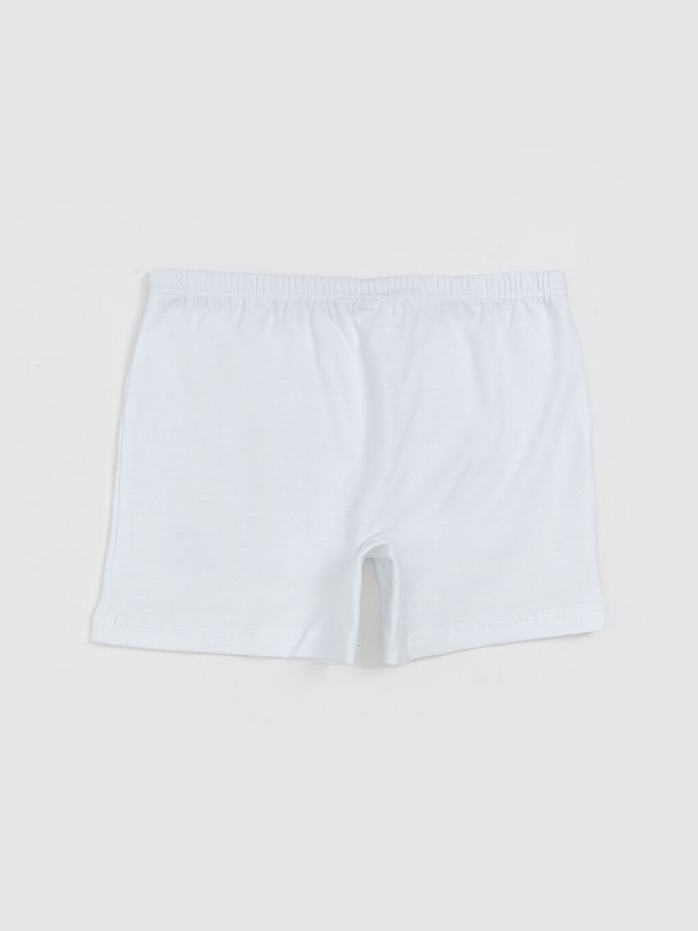 Beyaz Baskılı Kız Çocuk Boxer-1