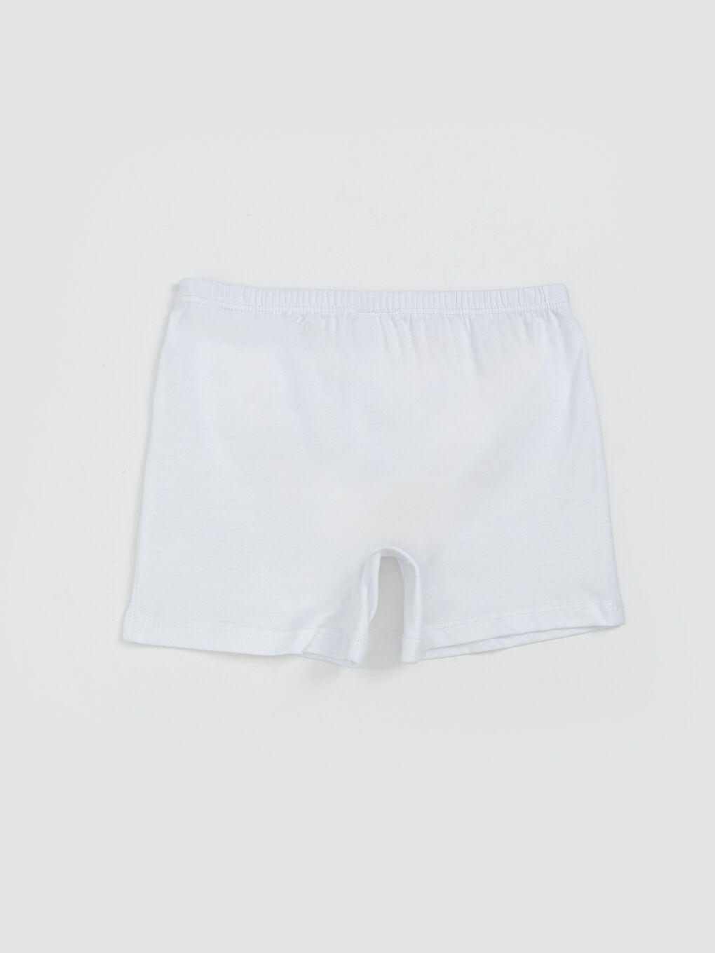 Beyaz Baskılı Kız Çocuk Boxer-1