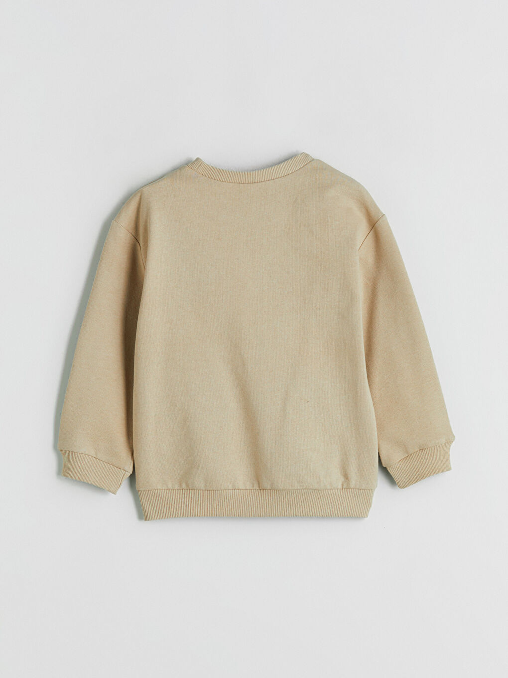 Haki Bisiklet Yaka Erkek Çocuk Sweatshirt-2