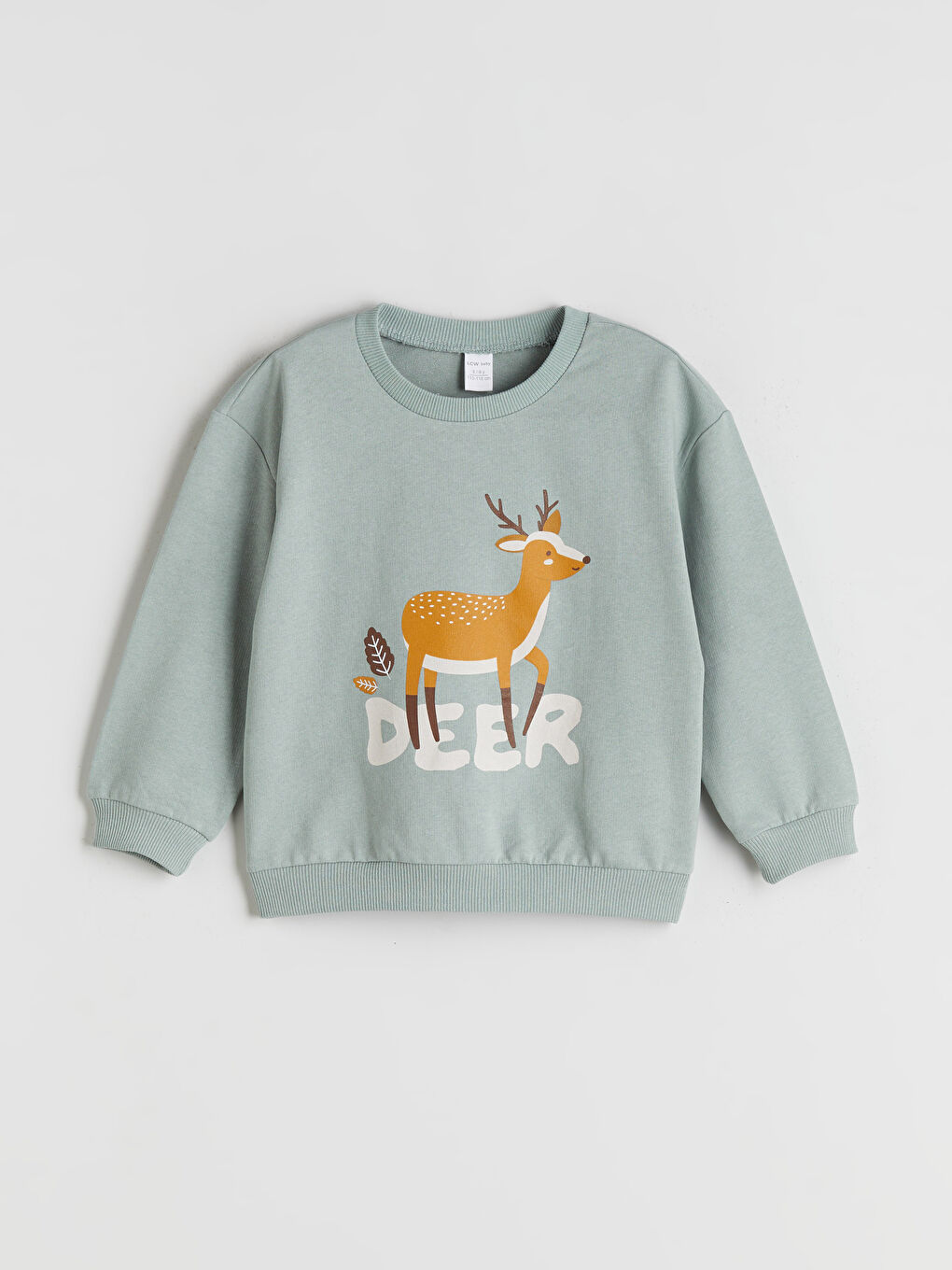 Mavi Bisiklet Yaka Erkek Çocuk Sweatshirt