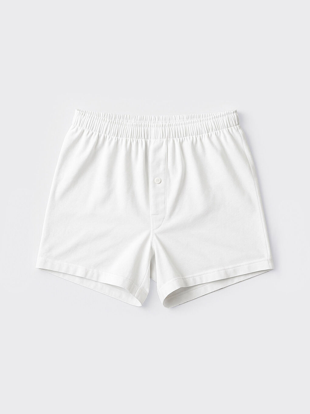 Beyaz Standart Kalıp Pamuklu Esnek Erkek Boxer 3'lü-4