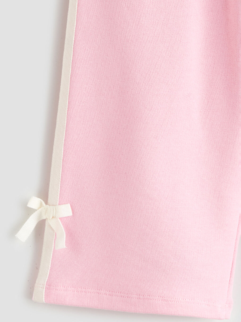 Pembe Beli Lastikli Kız Çocuk Eşofman Alt-2