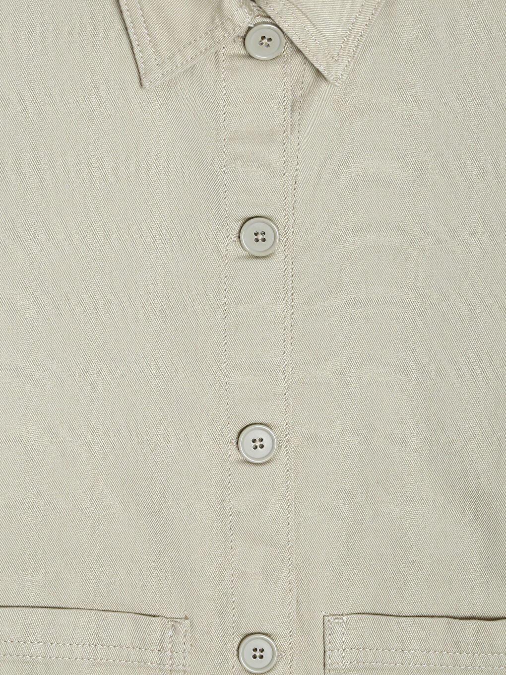 Basic Long Sleeve Girls' Shirt Jacket-5