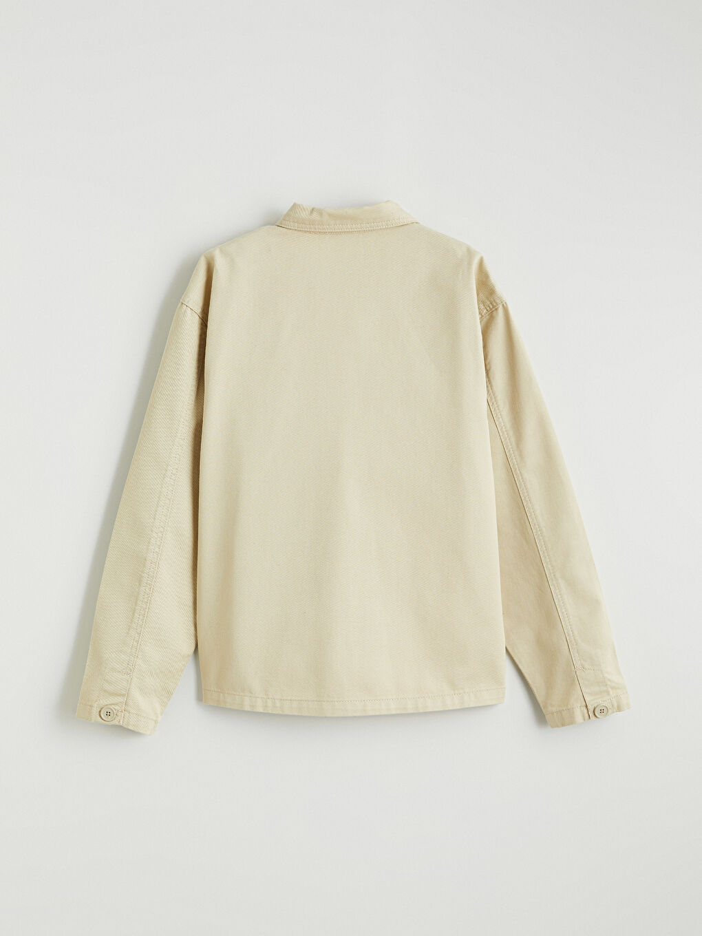 Basic Long Sleeve Girls' Shirt Jacket-4