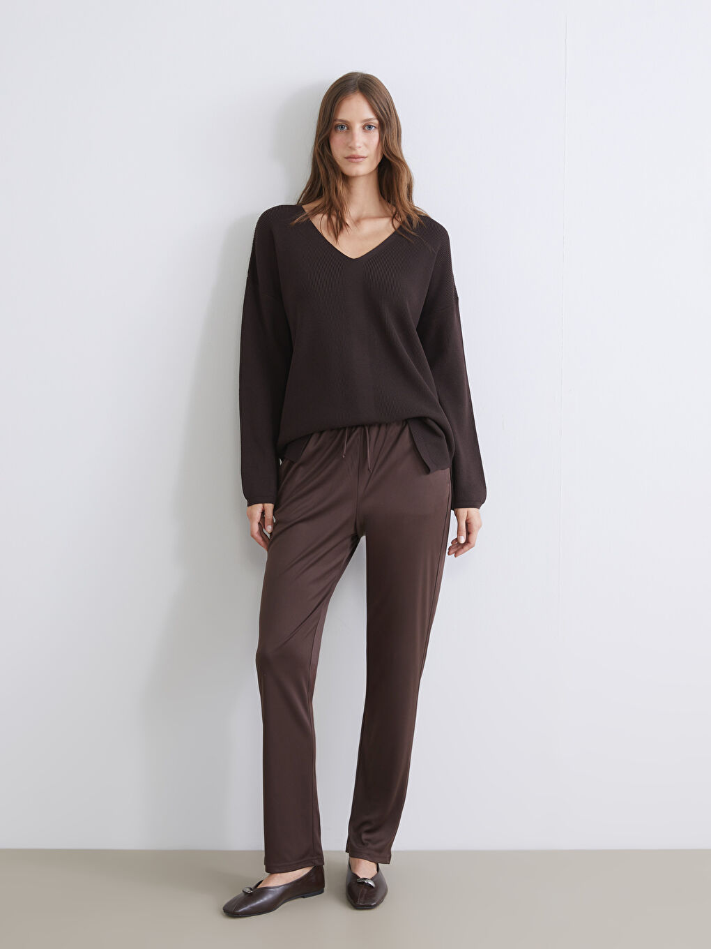 Woman BROWN Sweatpants
