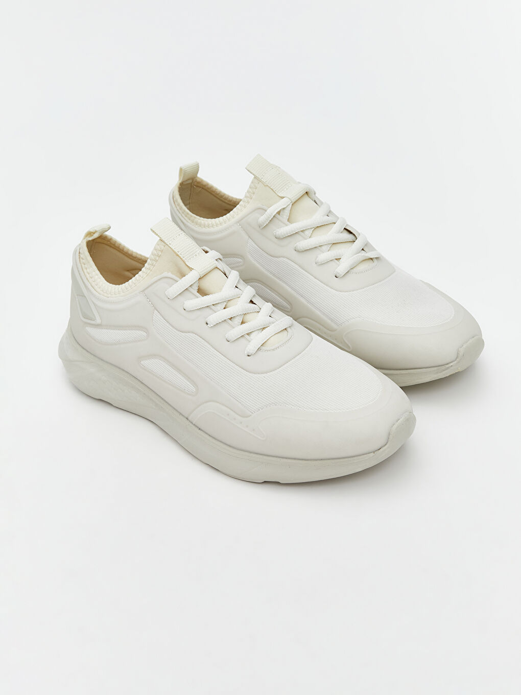 Bej Bağcıklı Erkek Spor Ayakkabı