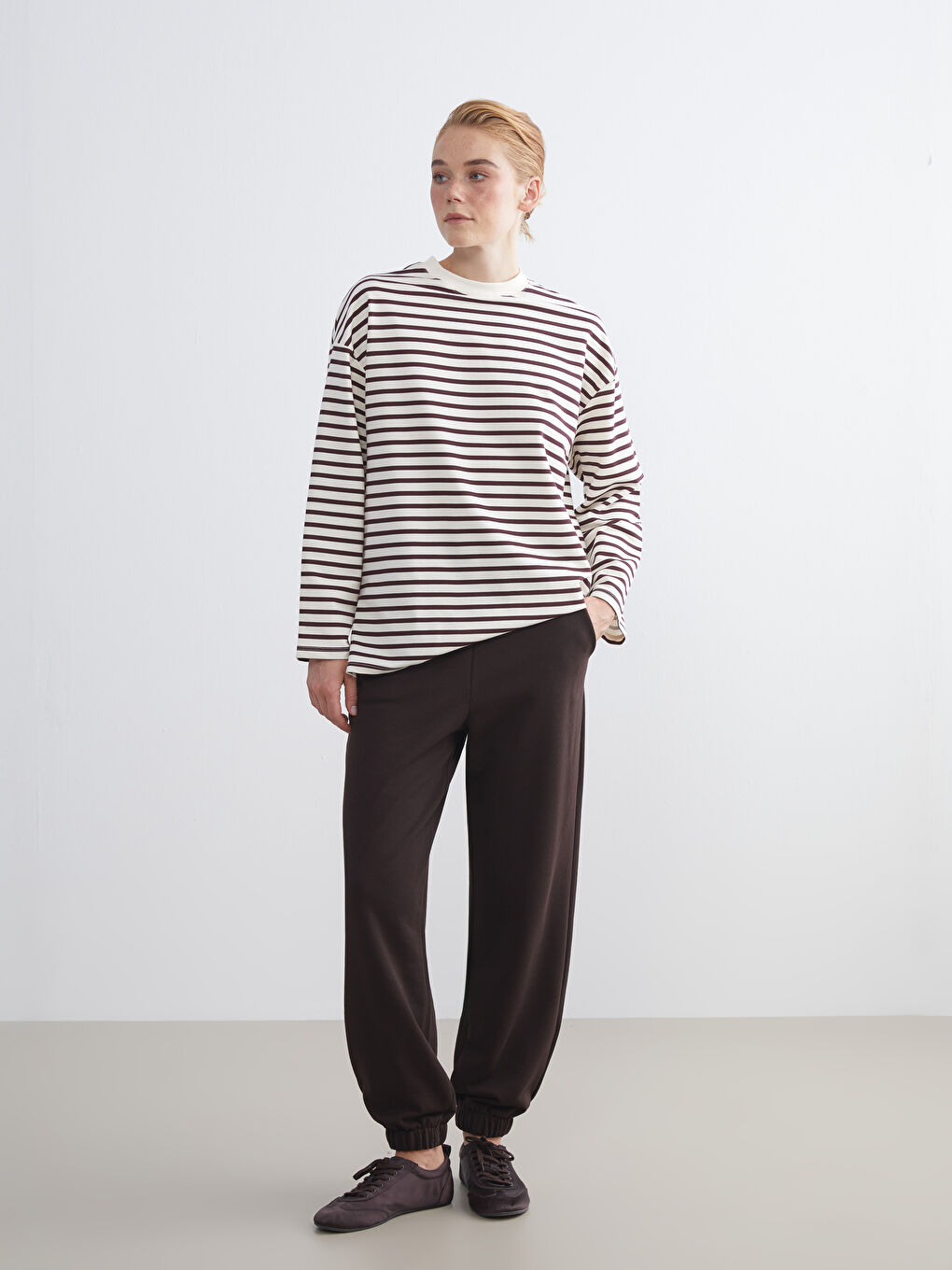 LCW Modest Γυναικείο Παντελόνι Jogging με Ελαστική Μέση -W5JA21Z8-HMK