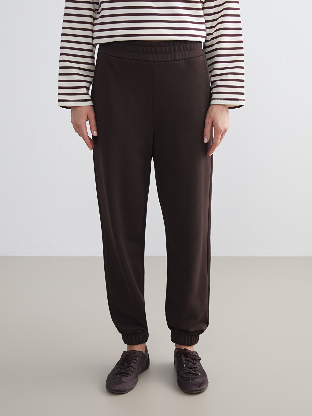 LCW Modest Γυναικείο Παντελόνι Jogging με Ελαστική Μέση -W5JA21Z8-HMK