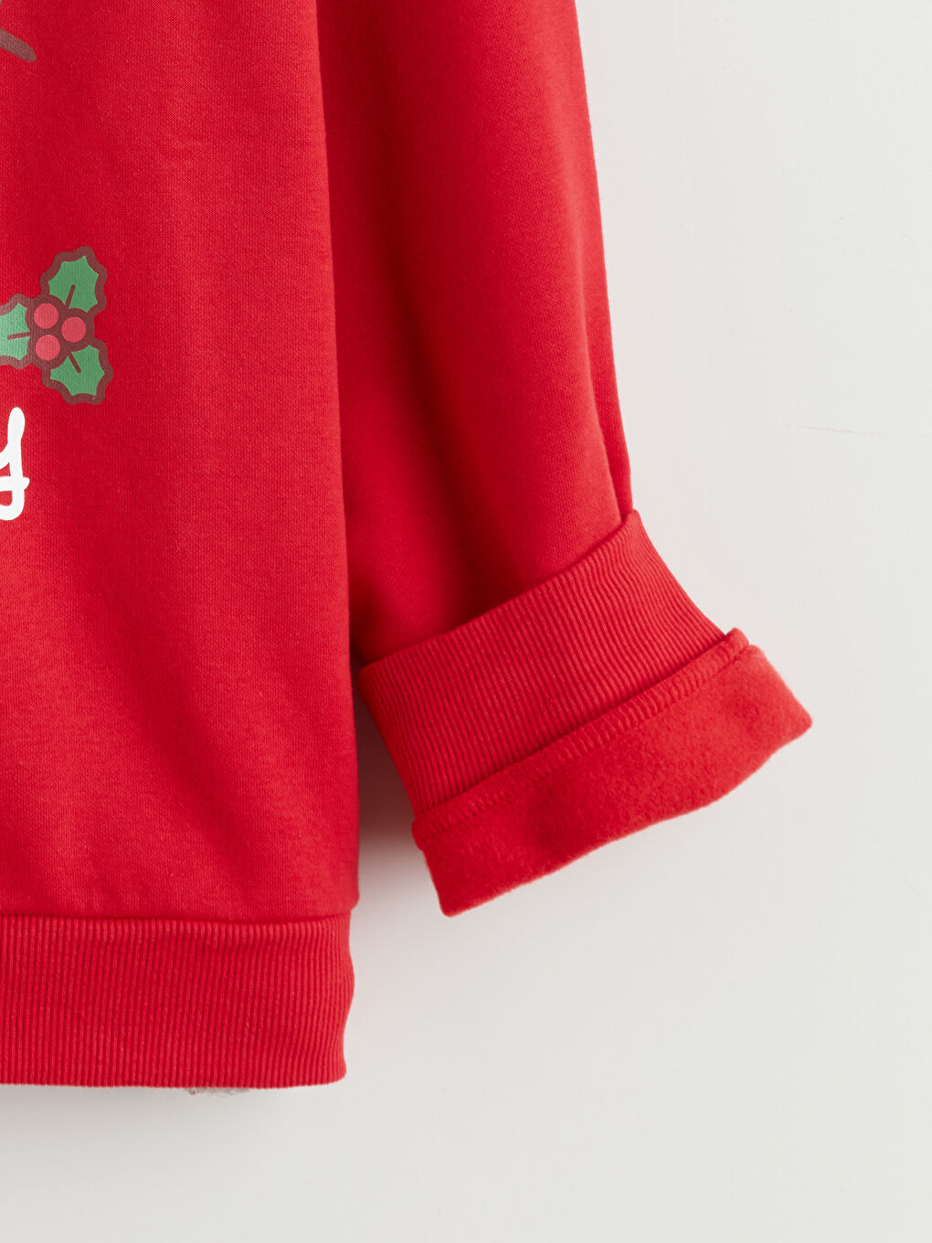 Crew Neck Hello Kitty Printed Thick Girls' Sweatshirt-1