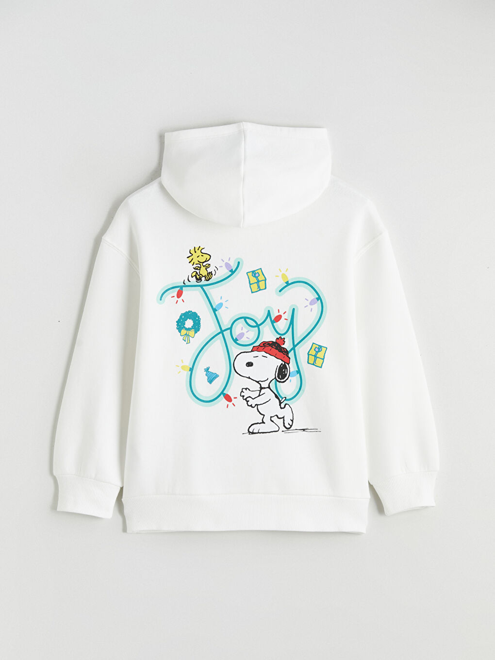 Dukserica za Devojčice sa Kapuljačom, Štampom Snoopy, Debela-6