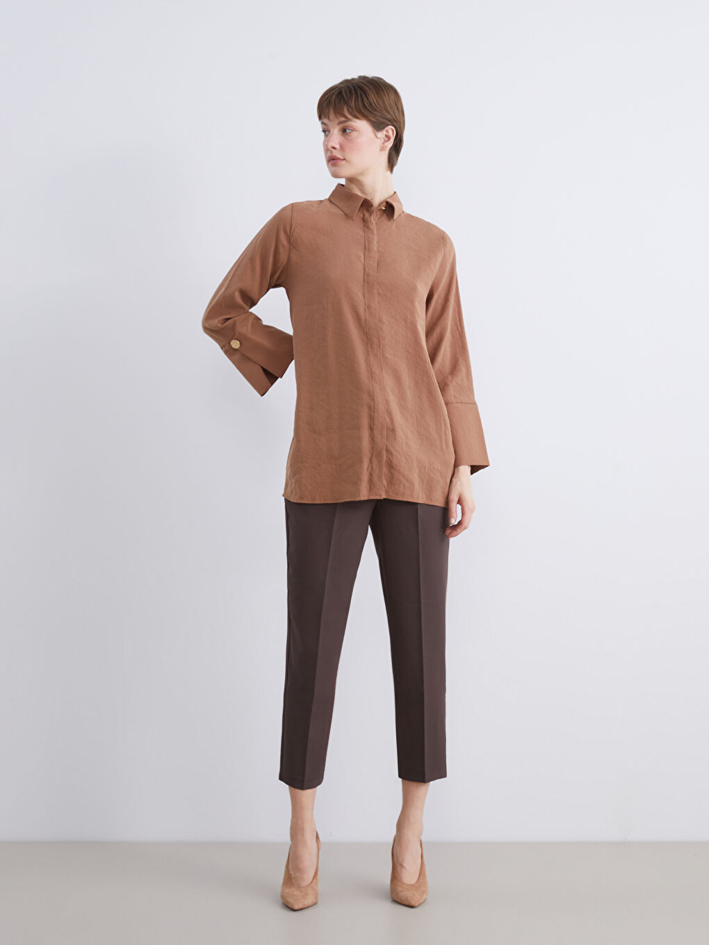 Modal Blend Women's Shirt Tunic-1