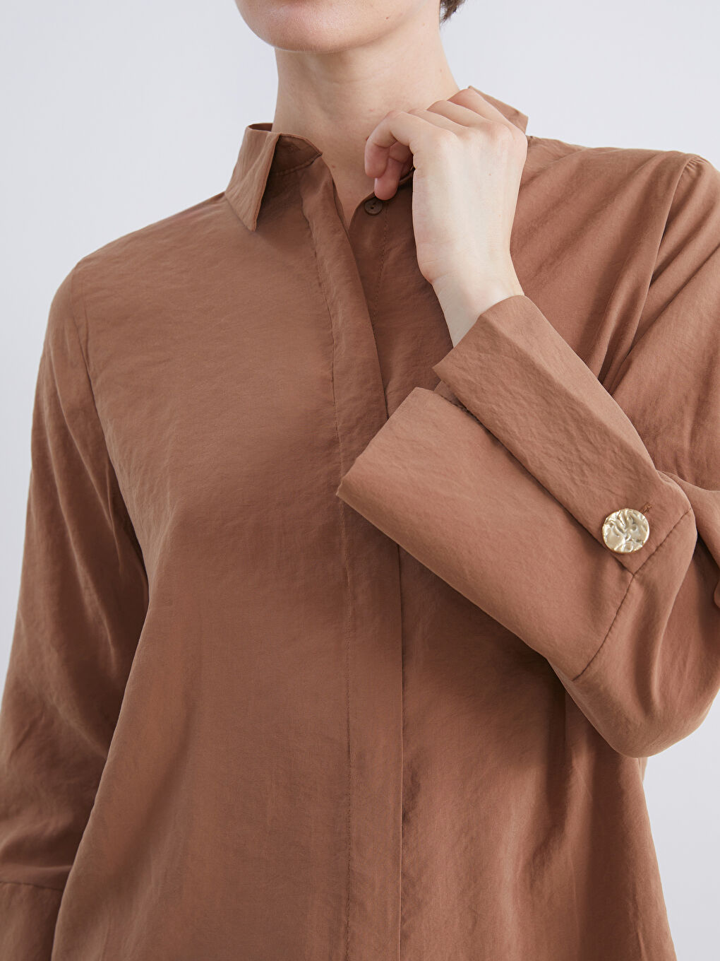 Modal Blend Women's Shirt Tunic-2