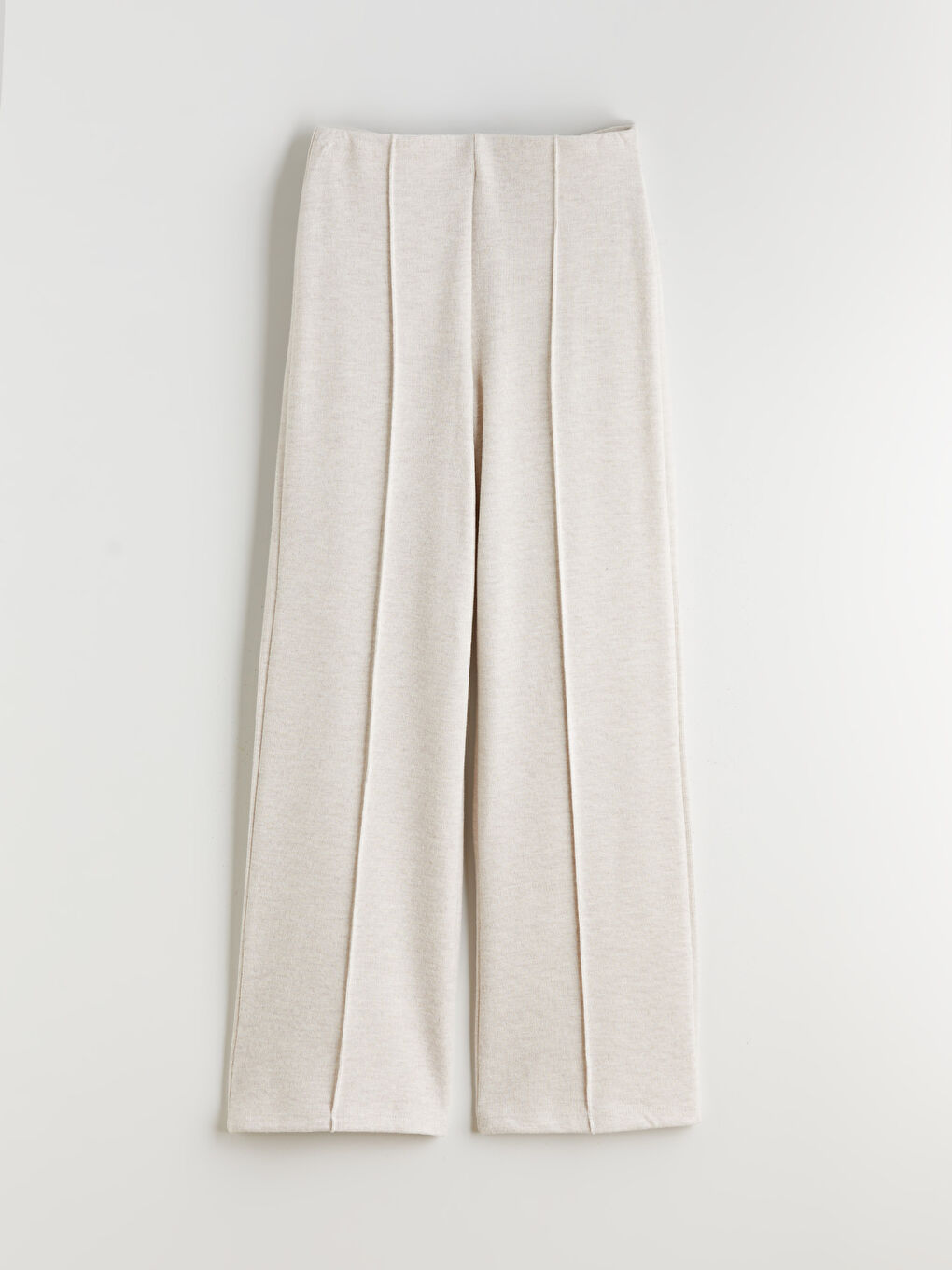 Elasticated Waist Wide Leg Women's Sweatpants-4