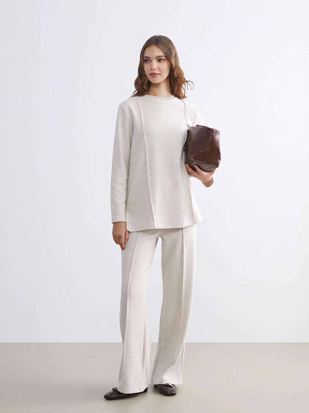 Crew Neck Women's Tunic-1
