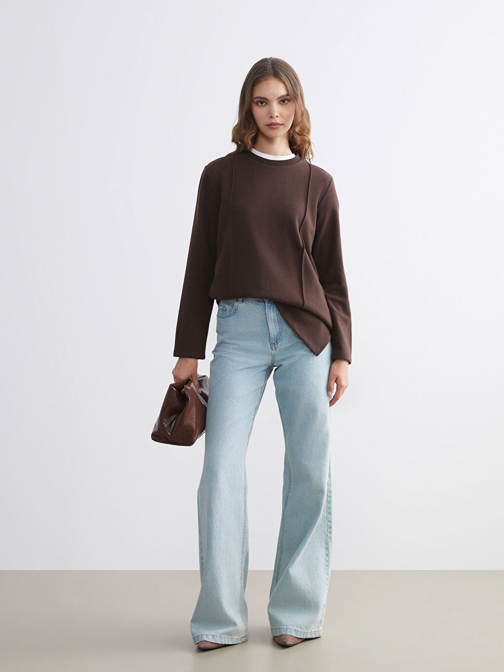Crew Neck Women's Tunic-1
