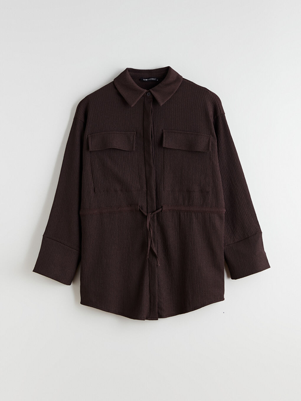 Textured Women's Shirt Tunic-4