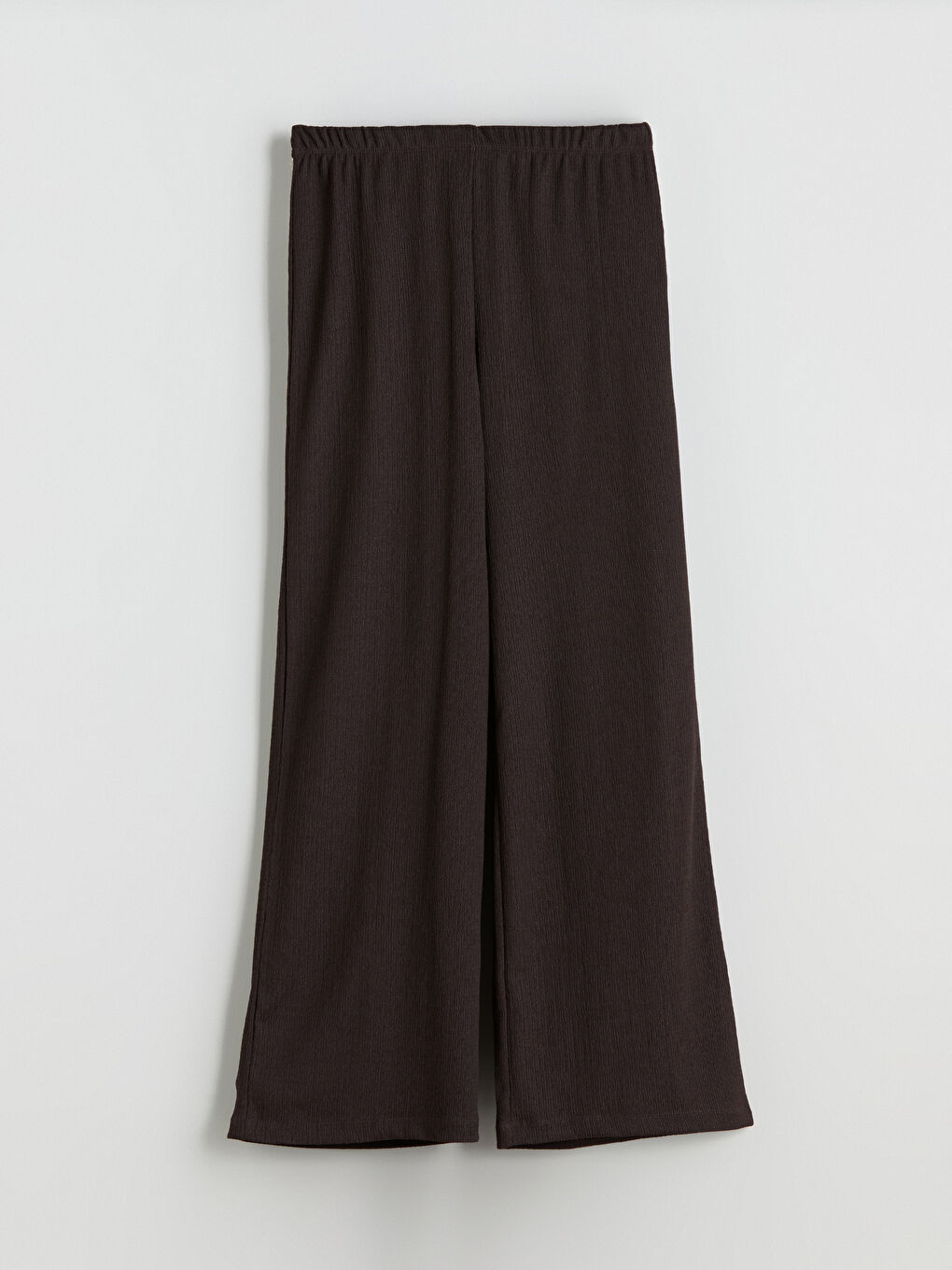 LCW Modest Elasticated Waist Textured Women's Trousers -W5JB33Z8-HMK