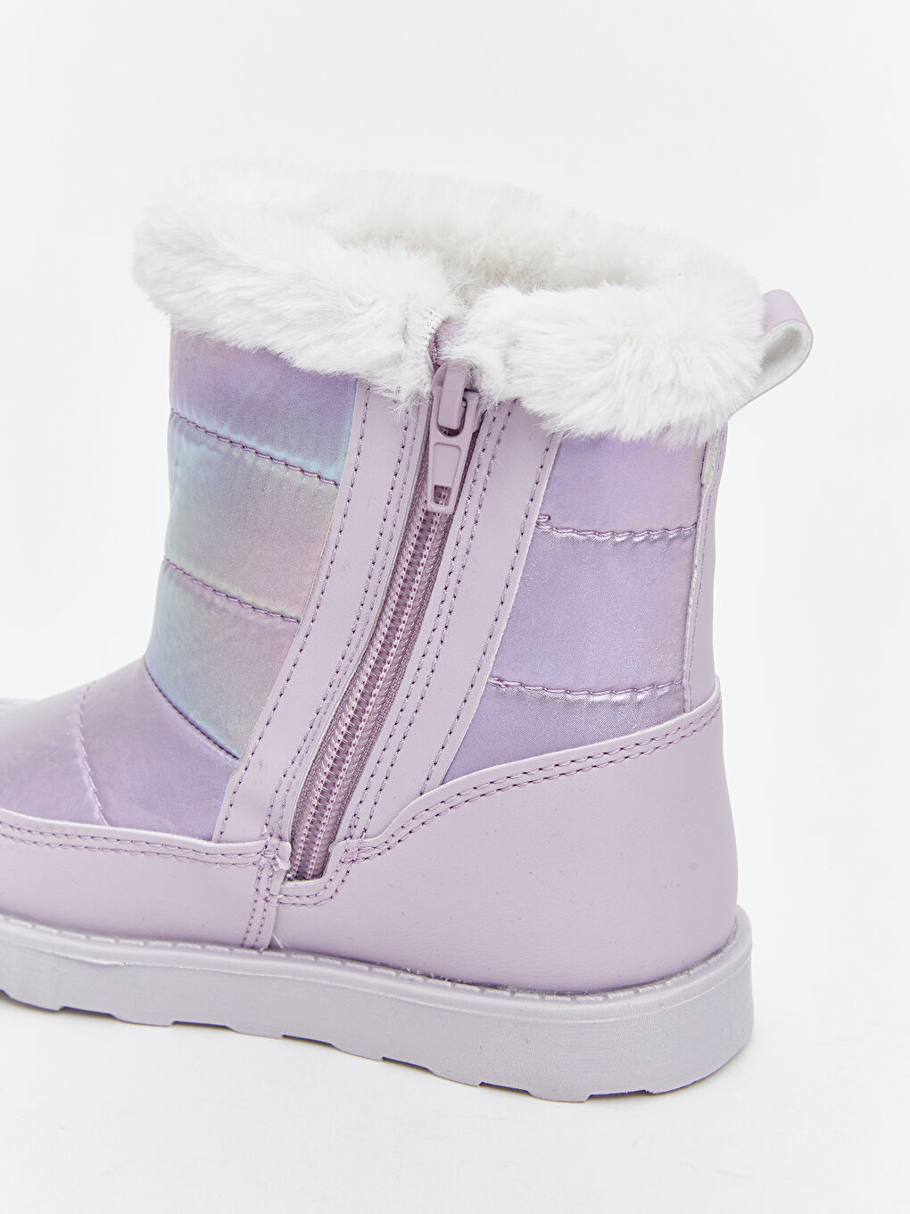 Lila Frozen Baskılı Kız Bebek Bot-4