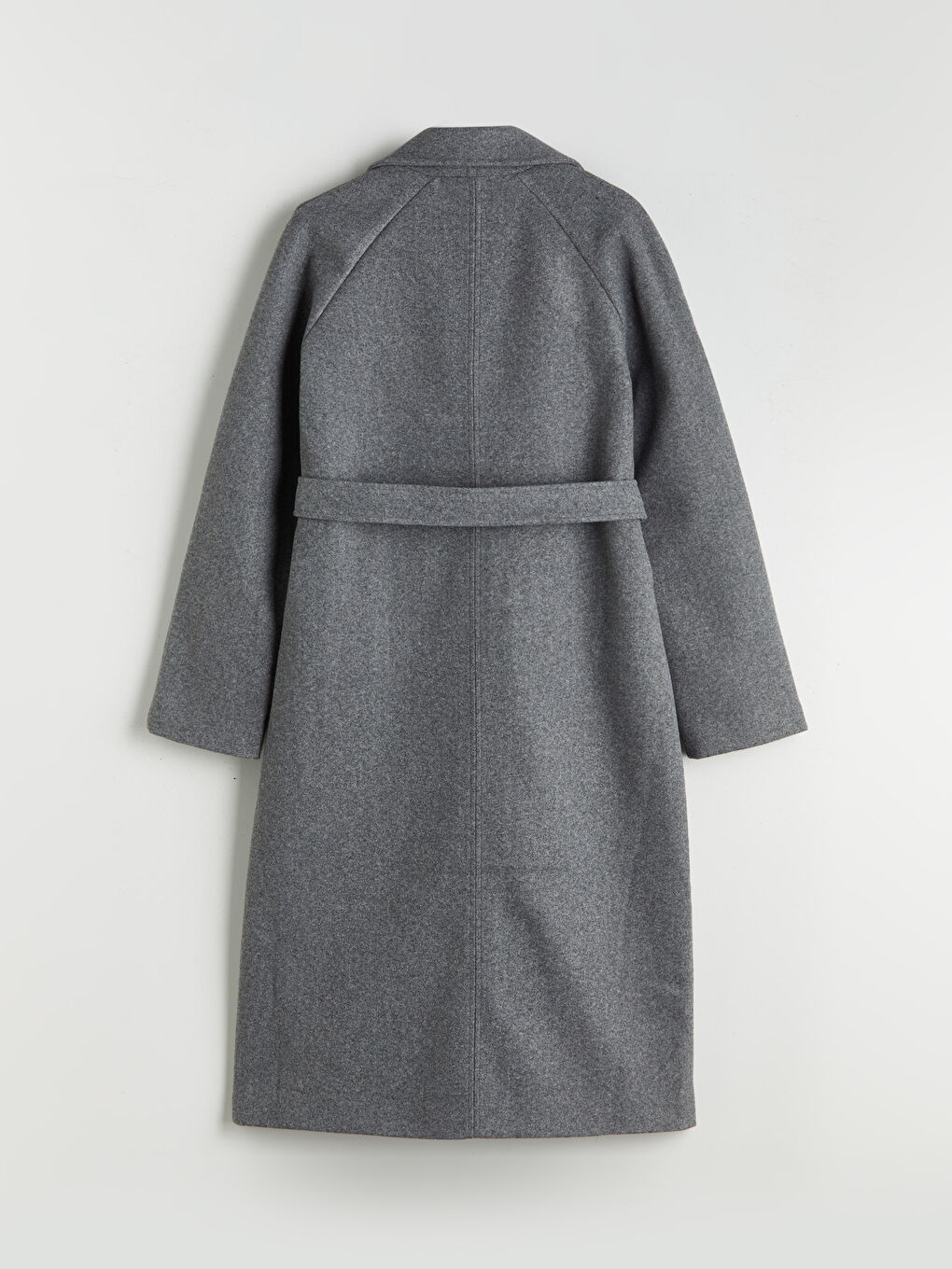 Двуредно палто от кашет за жени-6