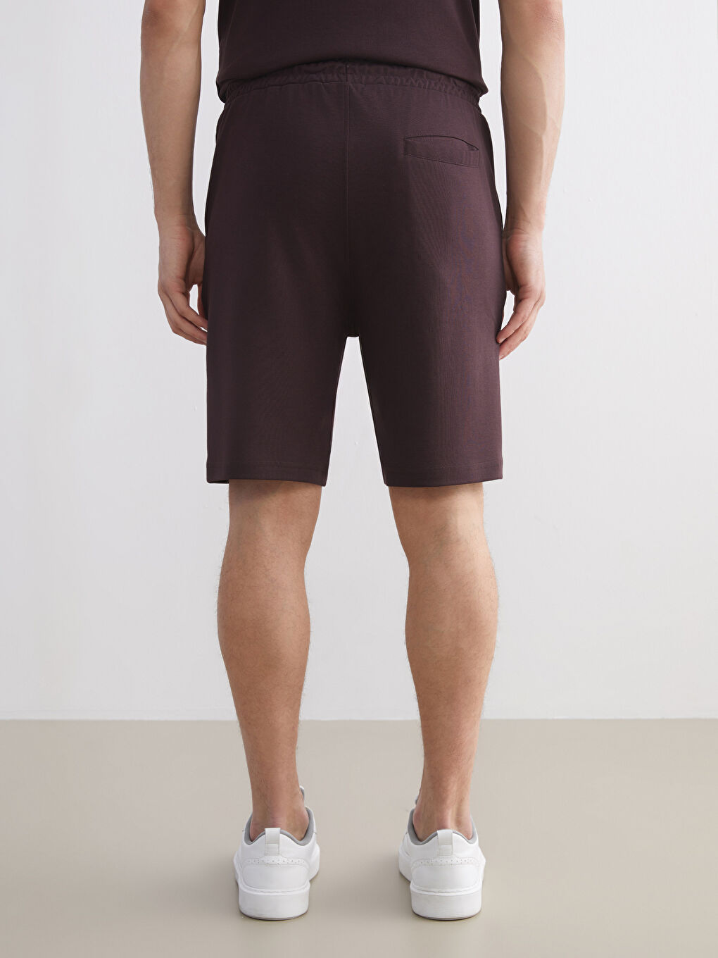 Mürdüm Standart Kalıp Erkek Şort-6