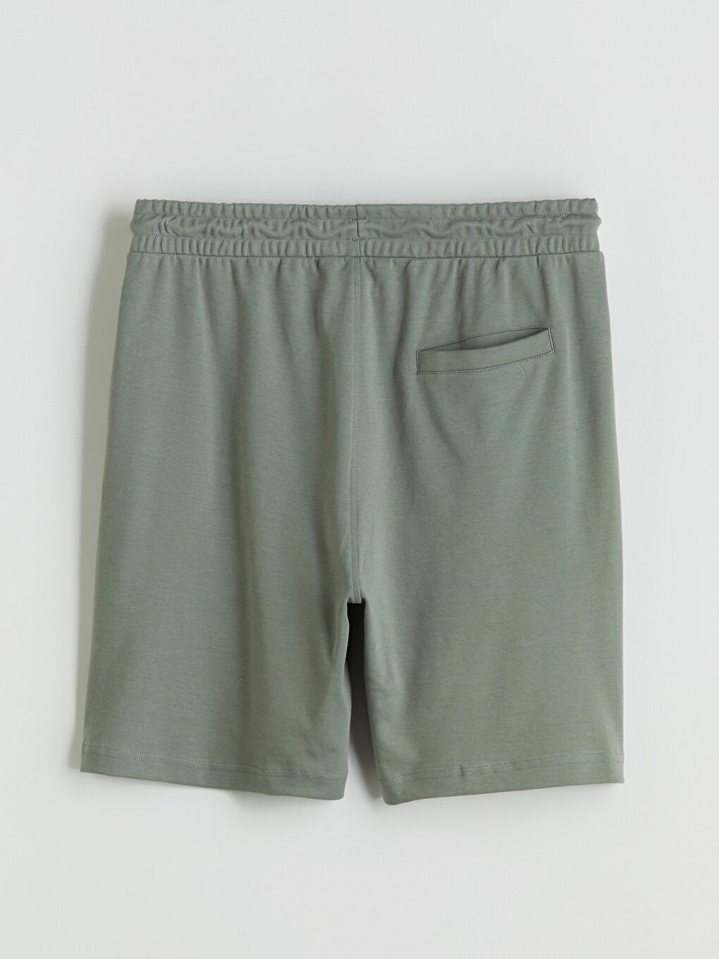 Haki Standart Kalıp Erkek Şort-5