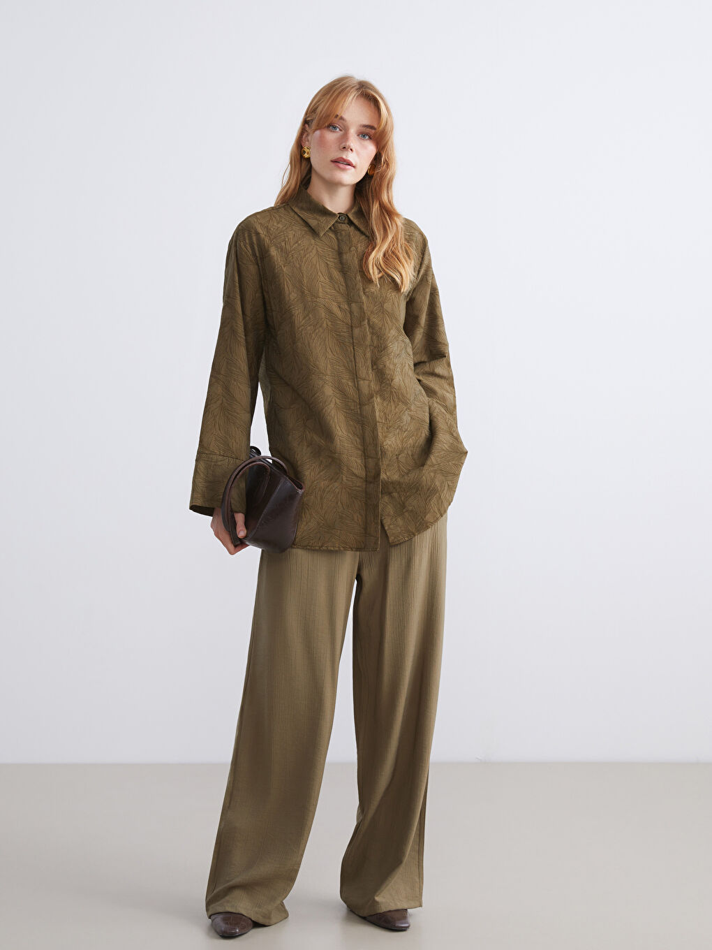 Patterned Women's Shirt Tunic-2