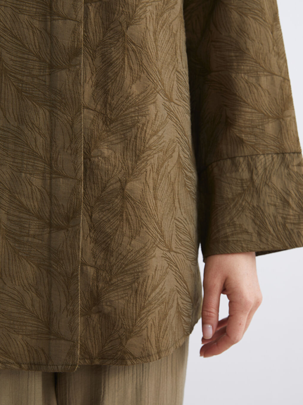 Patterned Women's Shirt Tunic-4