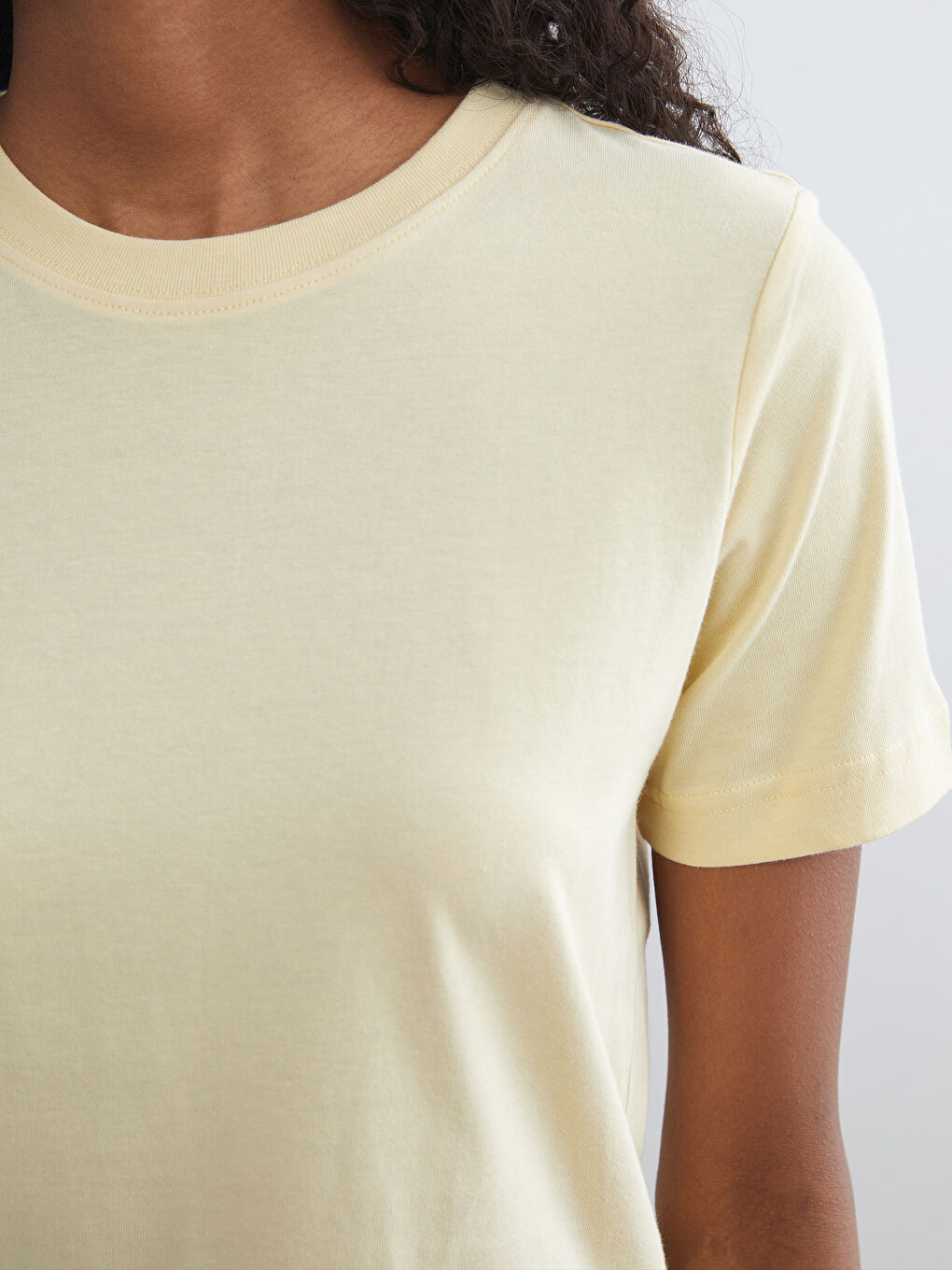 LCW Vision Crew Neck Women's T-Shirt -W5JB62Z8-FUN