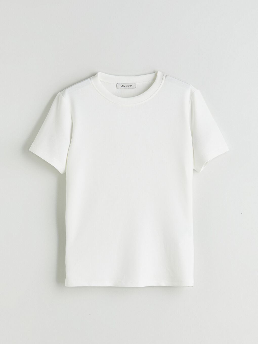 LCW Vision Crew Neck Women's T-Shirt -W5JB63Z8-R9J