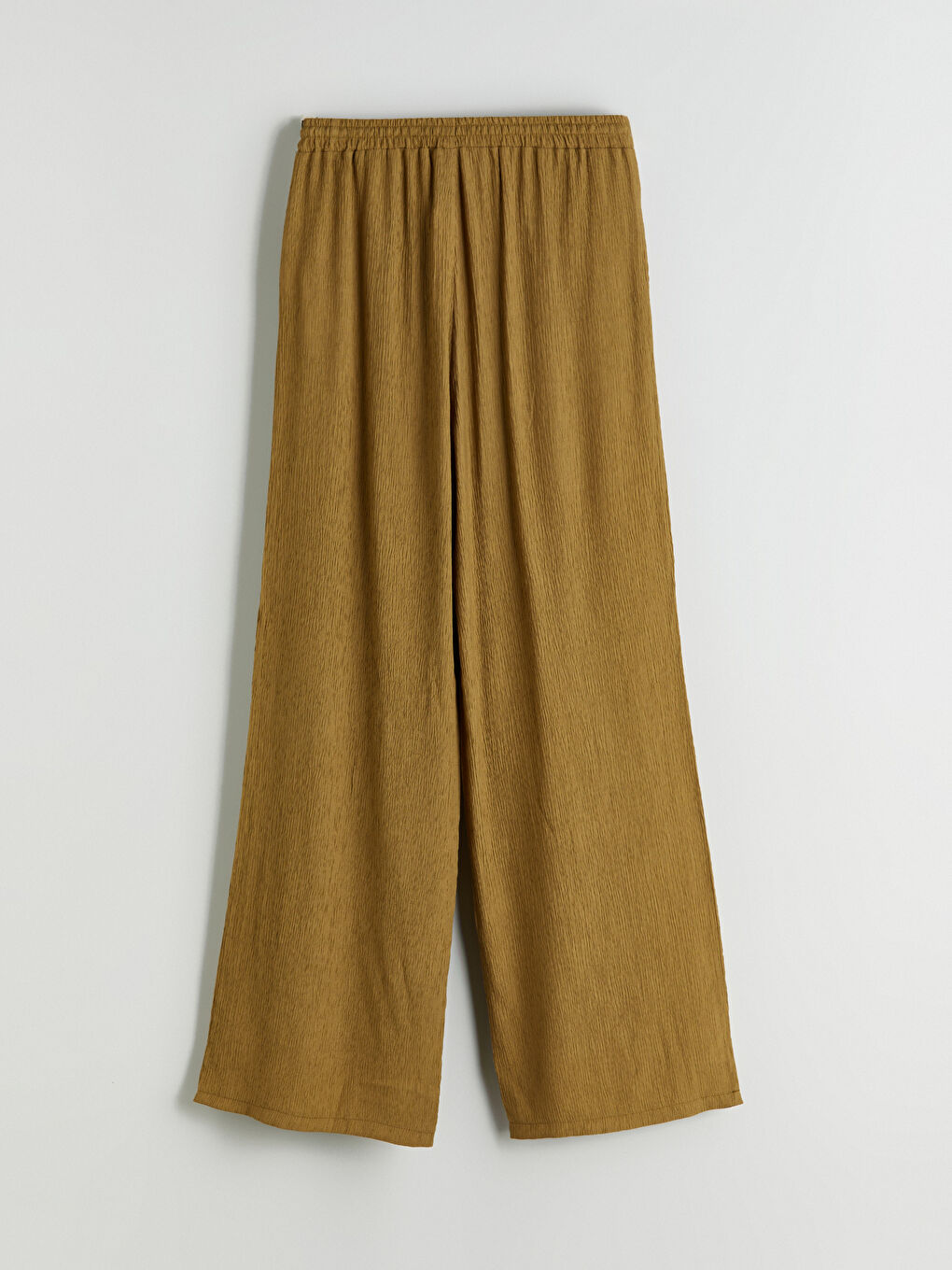 LCW Modest Elasticated Waist Textured Women's Trousers -W5JB65Z8-CTY