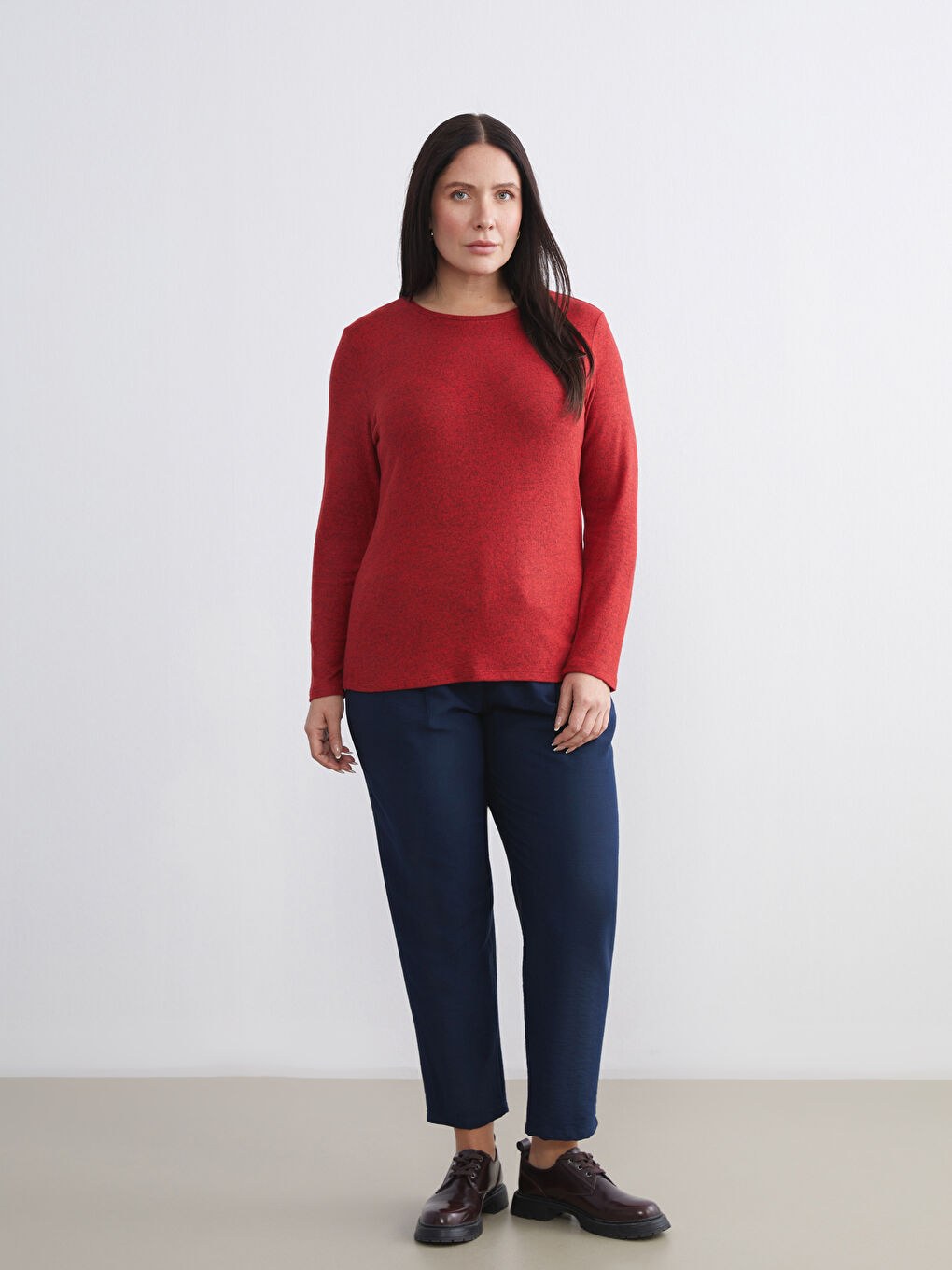 Woman NAVY Trousers-1