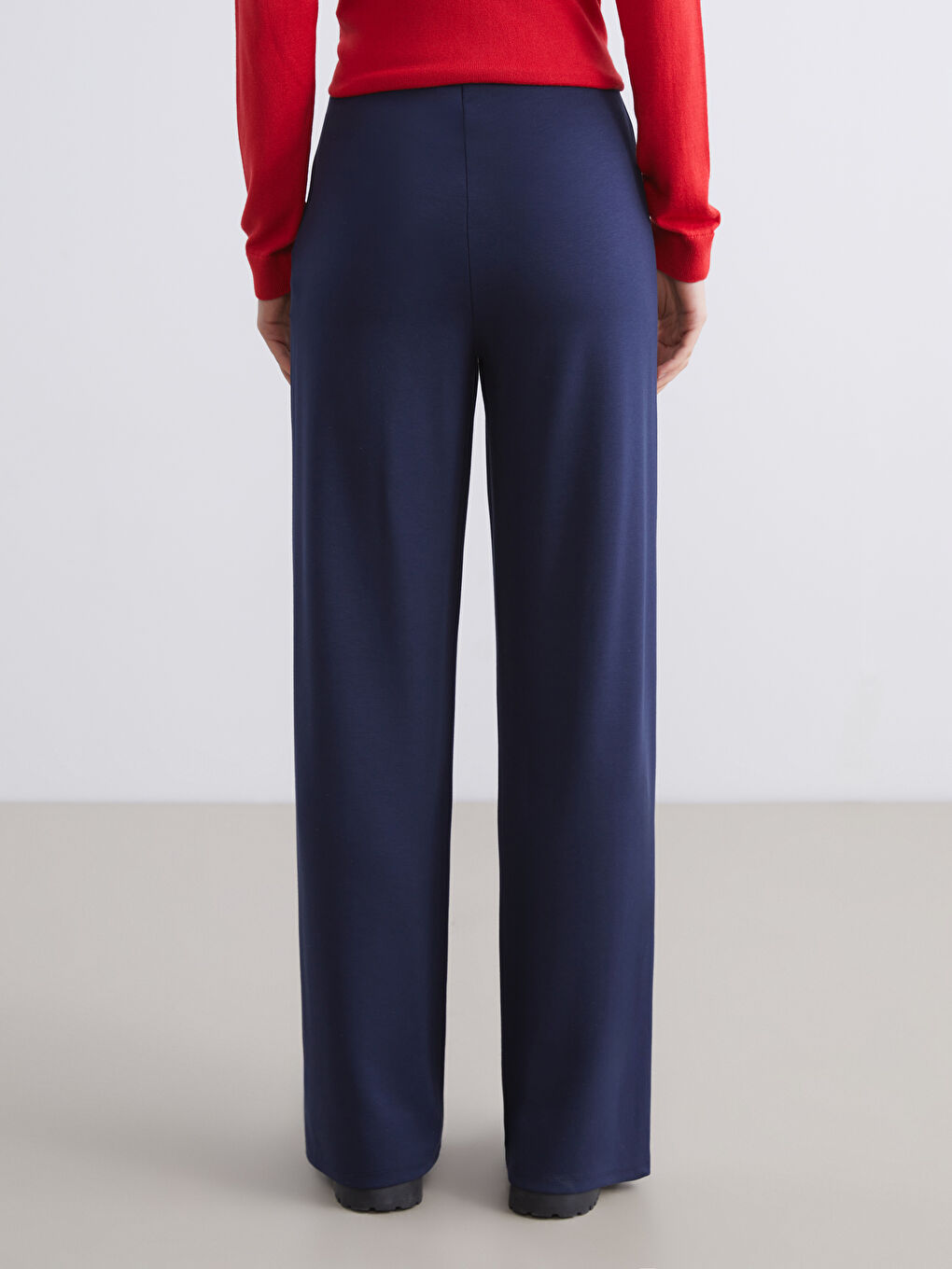LCW Vision Elasticated Waist Wide Leg Women's Sweatpants -W5JC28Z8-R4J