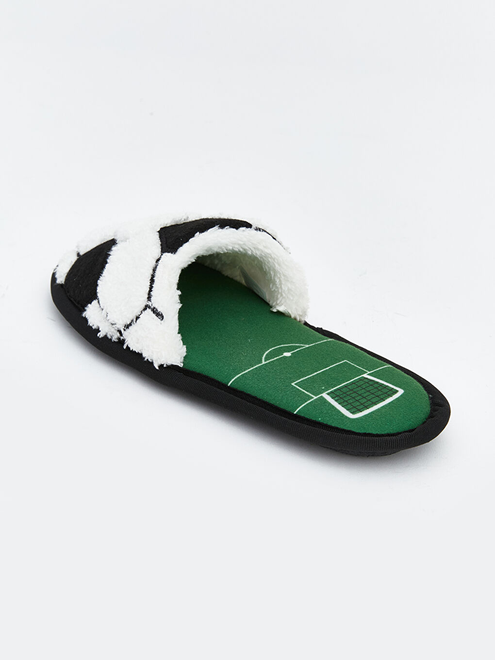 Karışık Futbol Topu Figürlü Erkek Çocuk Pelüş Ev Terliği-4