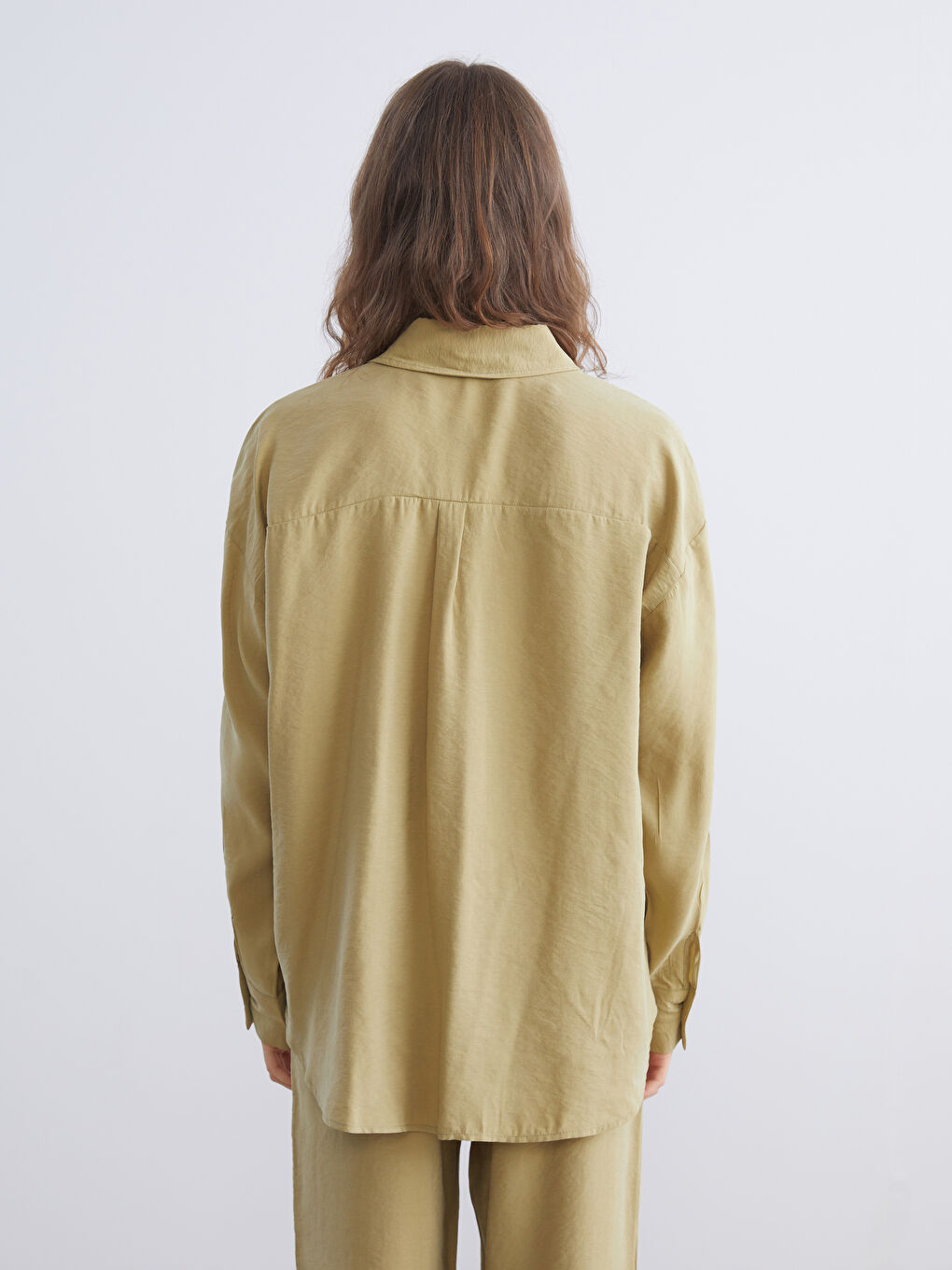 Oversize Modal Blend Women's Shirt-3