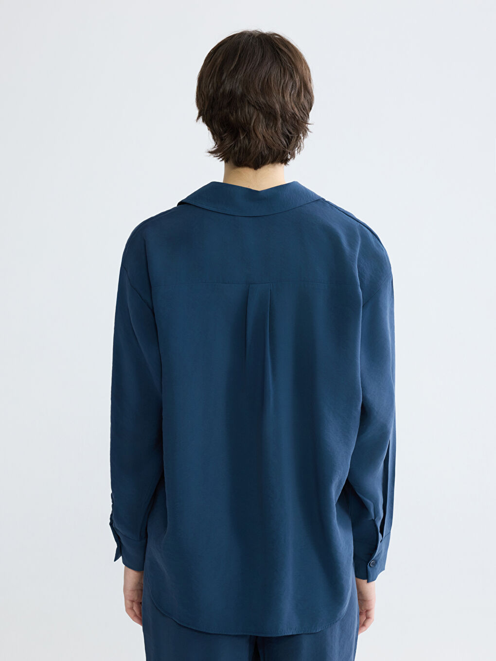 Oversize Modal Blend Women's Shirt-6