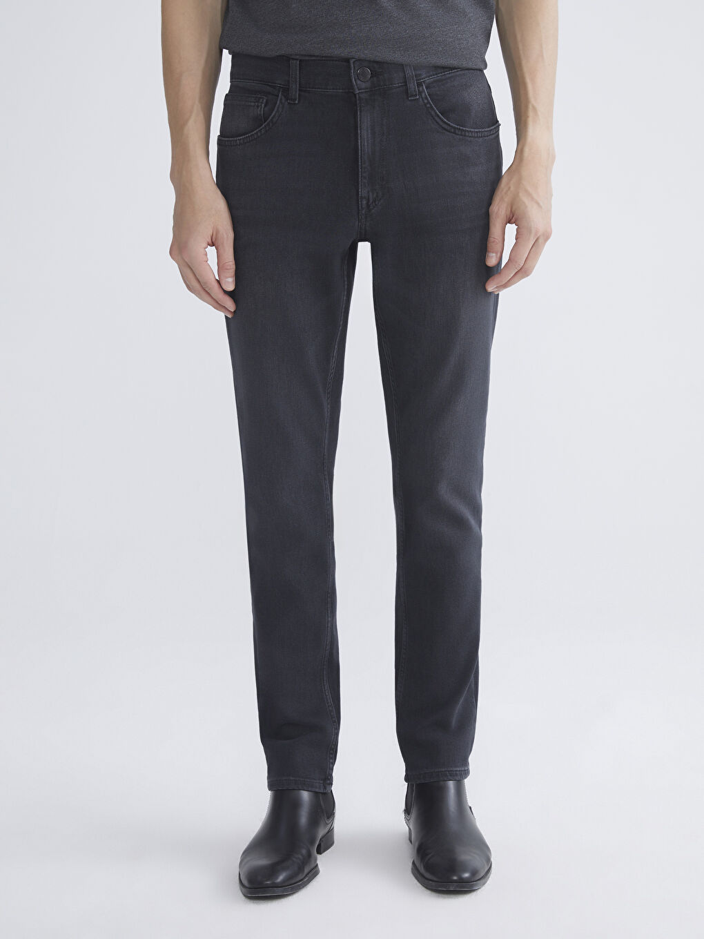 Antrasit 750 Slim Fit Erkek Jean Pantolon-1