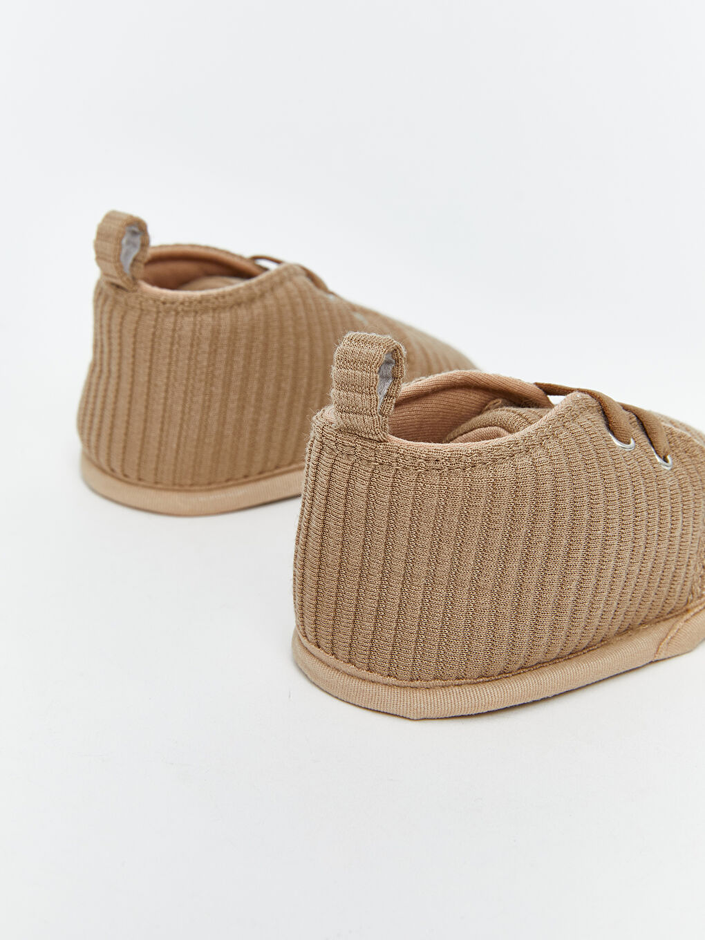 Kahverengi Bağcıklı Erkek Bebek Yürüme Öncesi Ayakkabı-4