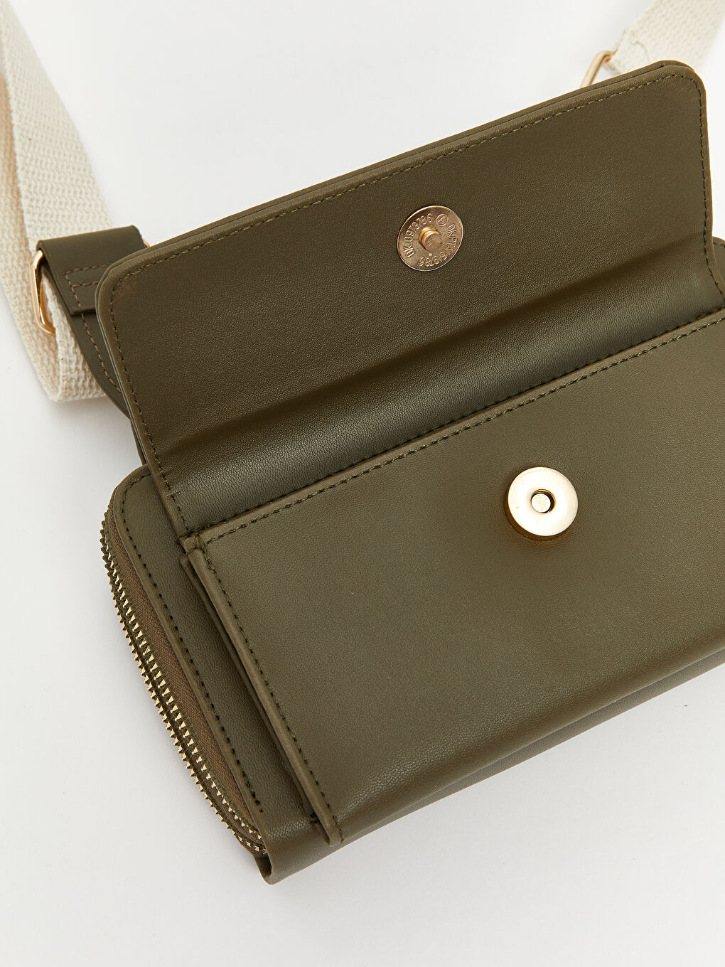 Haki Ayarlanabilir Askılı Kadın Omuz Çantası-2