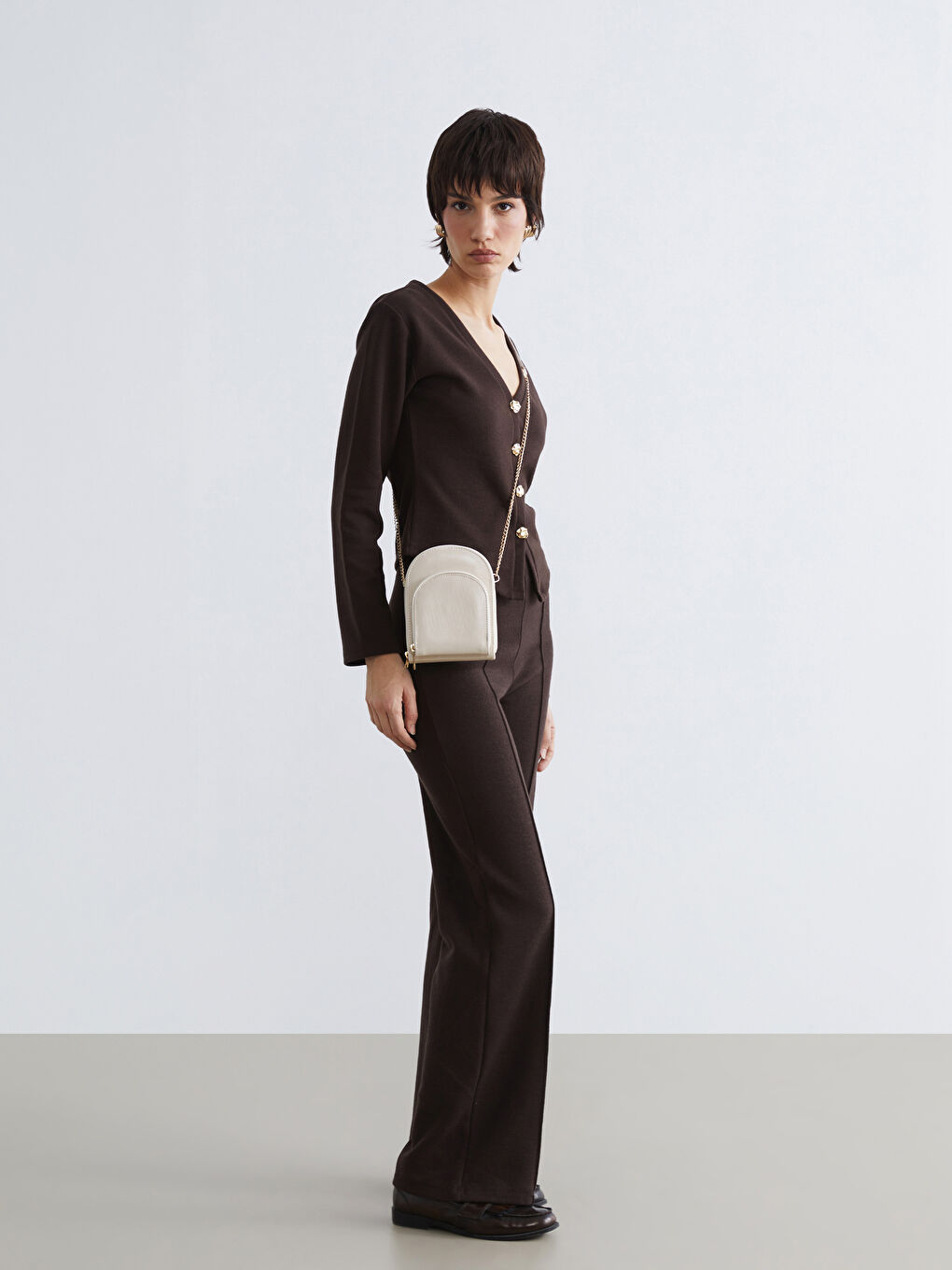 حقيبة كتف جلد للنساء-1