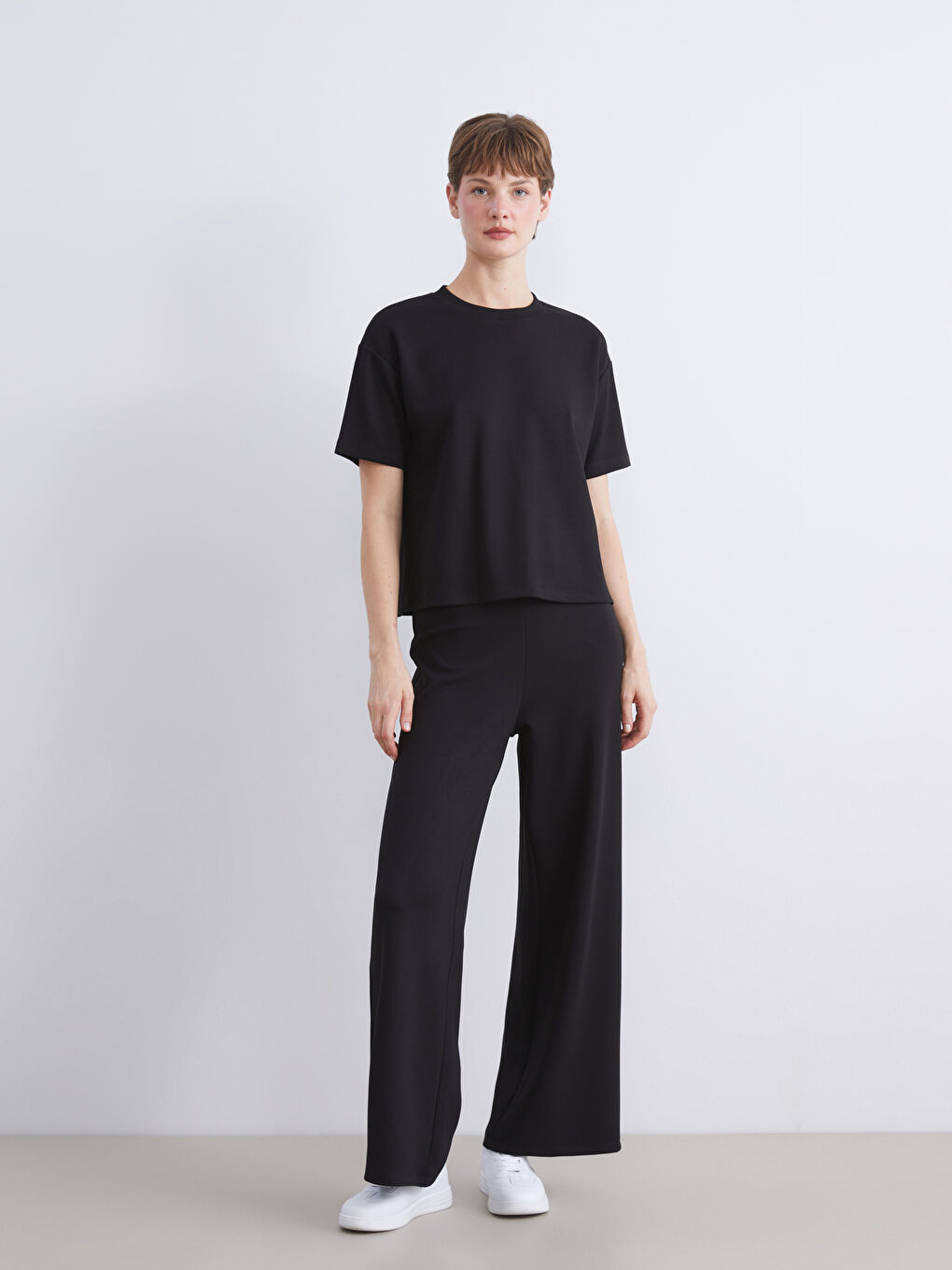LCW Comfort Crew Neck Women's T-Shirt -W5JC74Z8-CVL