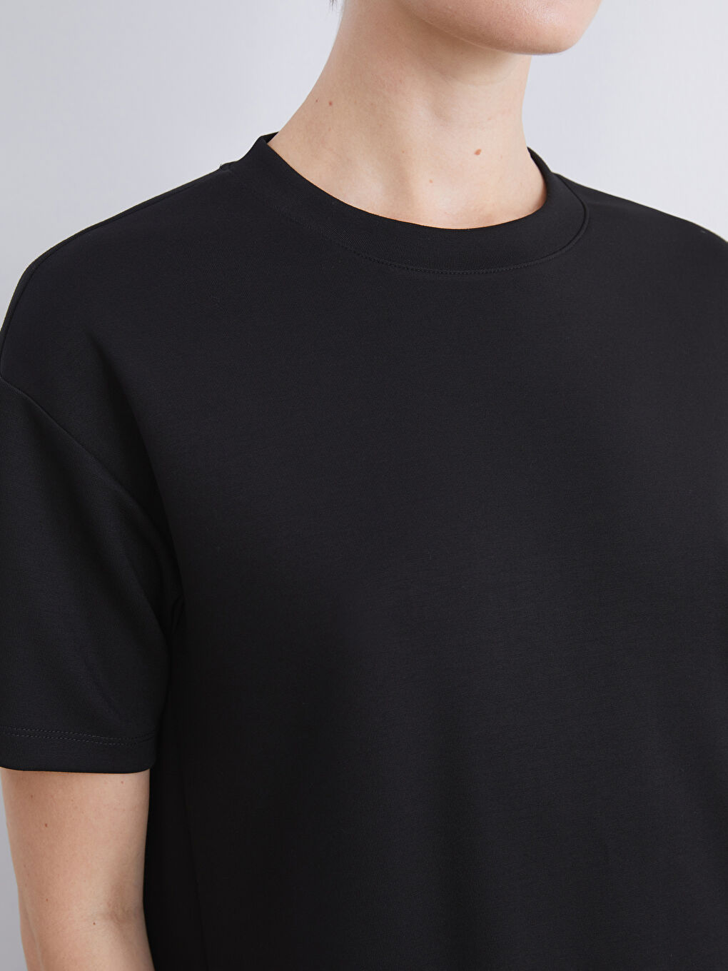 LCW Comfort Crew Neck Women's T-Shirt -W5JC74Z8-CVL
