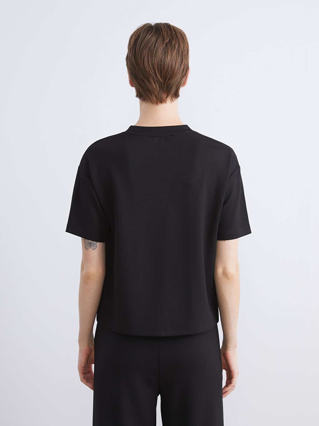 LCW Comfort Crew Neck Women's T-Shirt -W5JC74Z8-CVL