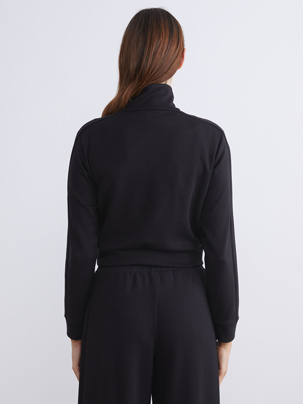 Funnel Neck Women's Sweatshirt-3