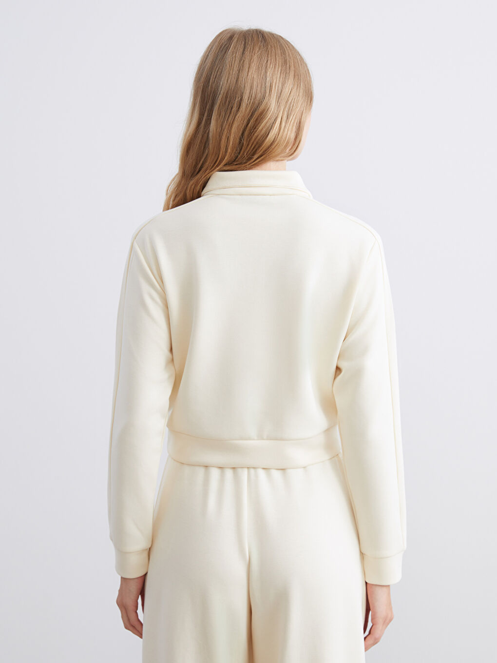 Žena BEŽ Majica s kapuljačom/Dukserica-3