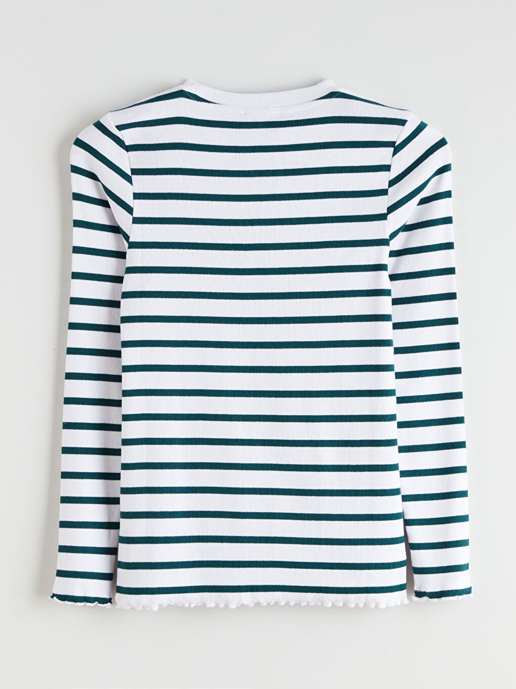 Crew Neck Striped Women's T-Shirt-5