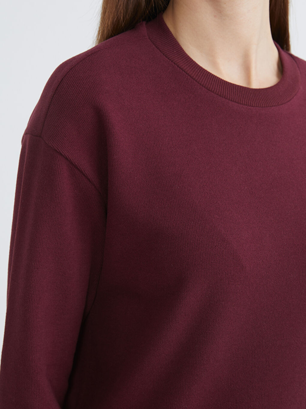 Crew Neck Women's Sweatshirt-2