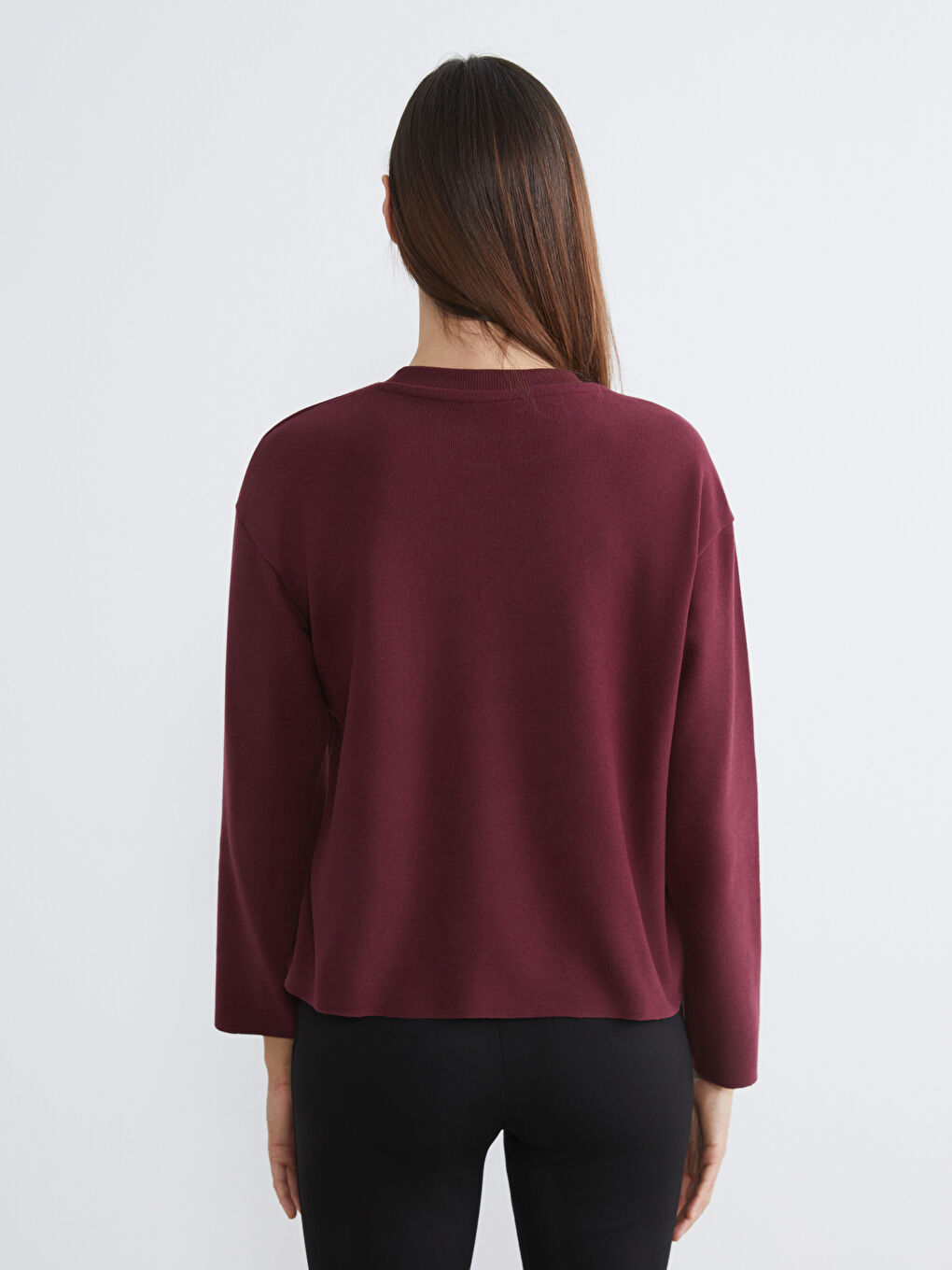 Crew Neck Women's Sweatshirt-3