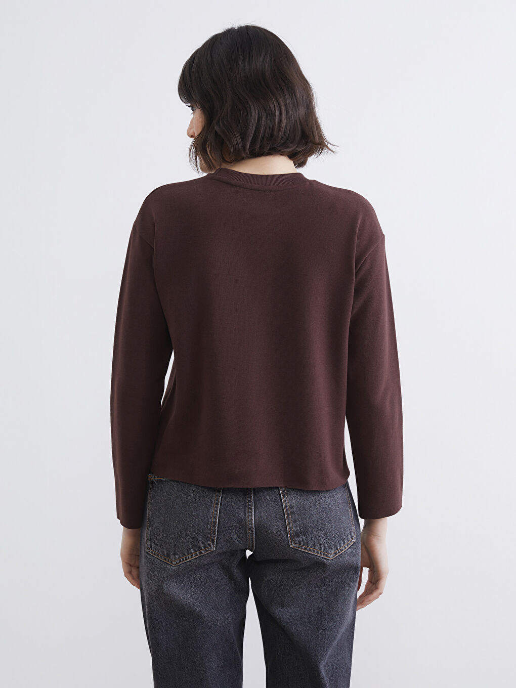 Crew Neck Women's Sweatshirt-3