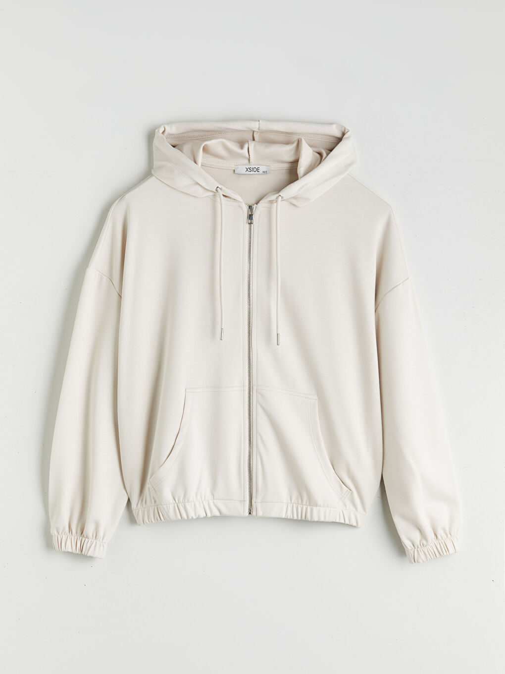 Hooded Oversize Women's Zipper Sweatshirt-2